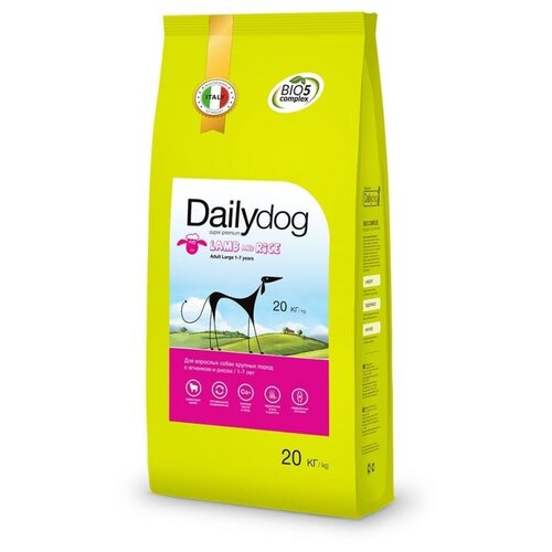  Dailydog Classic Line Adult Large Breed Lamb and Rice         3    -     , -,   