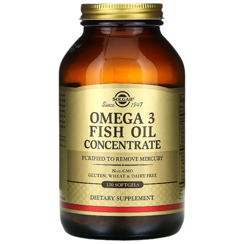 ���� Solgar Omega-3 Fish Oil Concentrate ����., 150 ��, 300 �, 120 ��., ����, ������ ������
