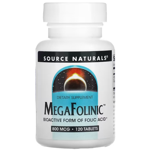 ���� �������� Source Naturals MegaFolinic, 60 �, 120 ��., ������ ������