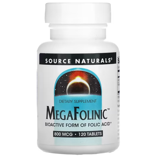   Source Naturals MegaFolinic, 60 , 120 .   -     , -  