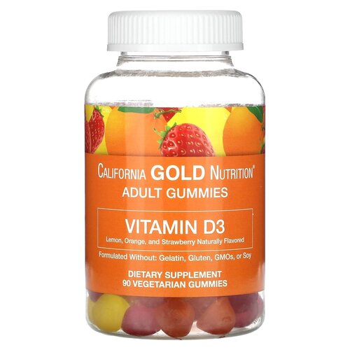   California Gold Nutrition Vitamin D3 gummies     , 280 , 90 .   -     , -  