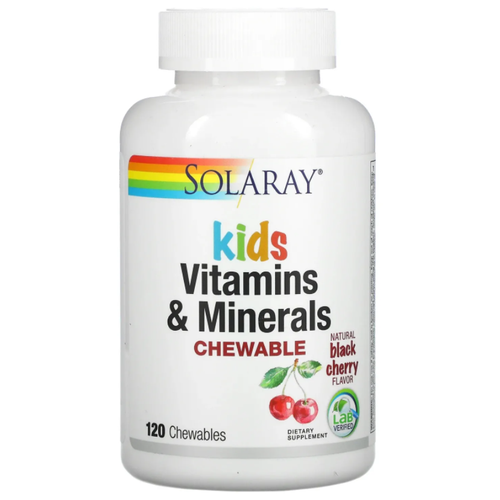   Solaray Kids Vitamins & Minerals Chewable (   ) 120   (Solaray)   -     , -  