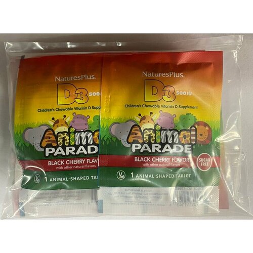  Nature's Plus Animal Parade Vitamin D3 ( D3  )     500 ,  12    -     , -  