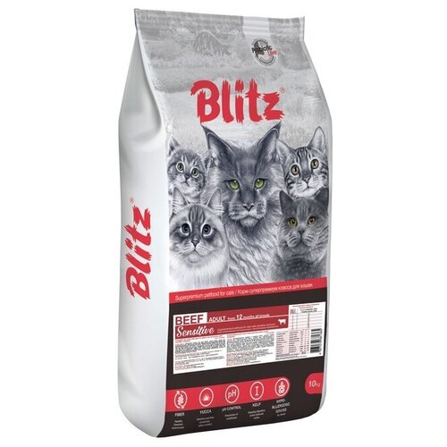  BLITZ SENSITIVE ADULT CAT BEEF      (10 )   -     , -,   