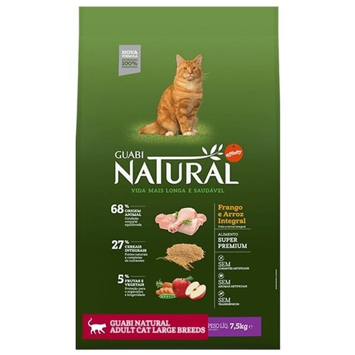  GUABI NATURAL Adult Cat Large Breeds -       7,5 ( )   -     , -,   