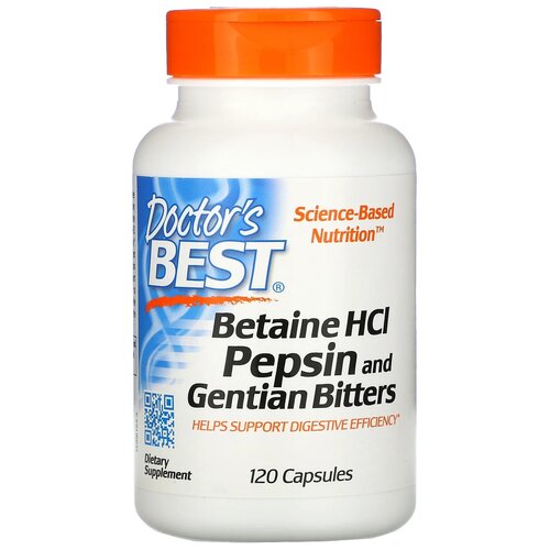   Doctor's Best Betaine HCL Pepsin and Gentian Bitters, 100 , 120 .   -     , -  