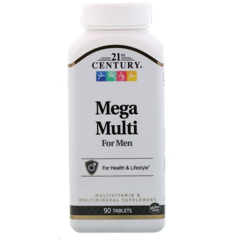 ���� �������� 21st Century Mega Multi for Men, 90 ��., ������ ������