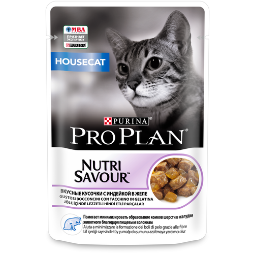      Purina Pro Plan Nutri Savour Housecat Turkey,    , , 20 .  85  (  )   -     , -,   