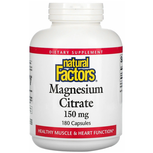  Natural Factors Magnesium Citrate ., 150 , 290 , 180 .   -     , -  