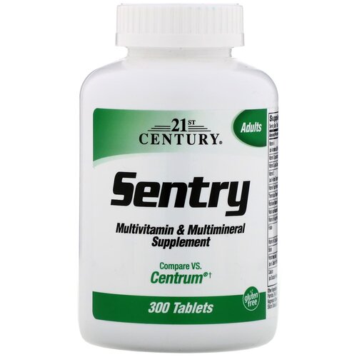   21st Century Sentry Multivitamin & Multimineral Supplement, 100 , 300 .   -     , -  