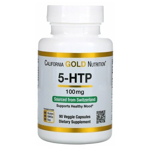 ���� ������� California Gold Nutrition 5-HTP 100 ��, 73 �, 100 ��, 90 ��., ������ ������