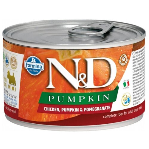    Farmina N&D Pumpkin         ,       ,   , 12  140   -     , -  