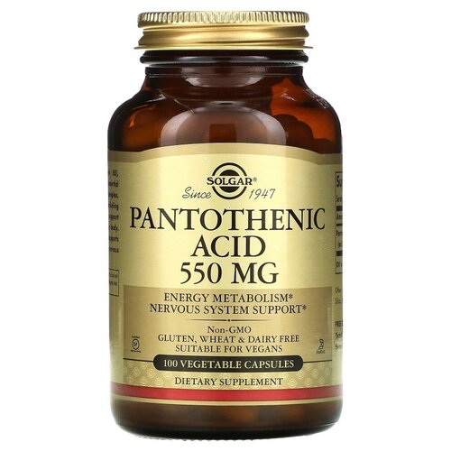   SOLGAR Pantothenic Acid, 150 , 550 , 100 .   -     , -  