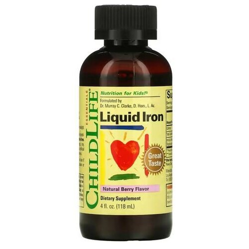���� ������� ChildLife Essentials Liquid Iron, 118 �, 118 ��, ������ ������