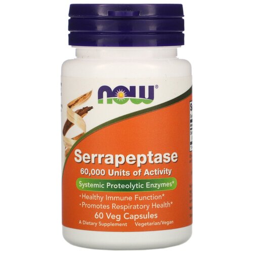   NOW Serrapeptase, 80 , 50 , 60 .   -     , -  