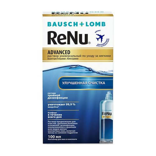   Bausch & Lomb Renu Advanced,  , 100 , 1 .   -     , -  