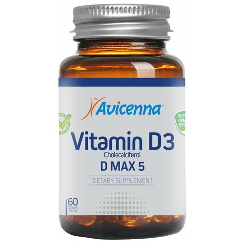 ���� Avicenna Vitamin D3 ����., 5000 ��, 200 �, 60 ��., ������ ������