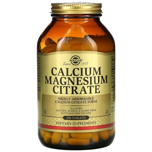  Solgar Calcium Magnesium Citrate ., 1140 , 250 .   -     , -  