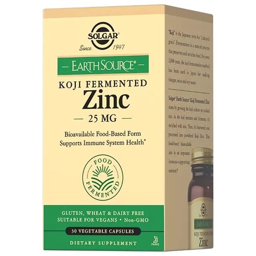 ���� Solgar Zink koji fermented ����., 30 ��., ��������, ������ ������