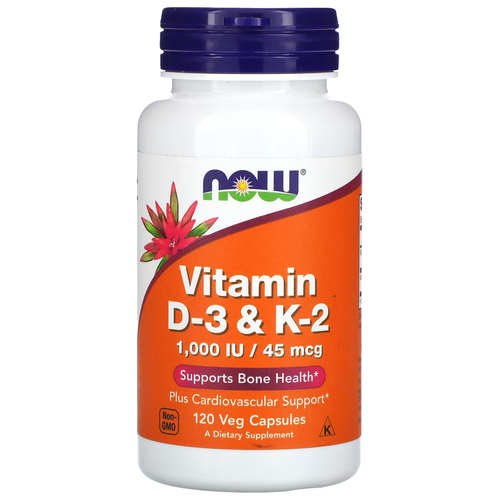   NOW Vitamin D-3 & K-2, 90 , 150 , 120 .   -     , -  