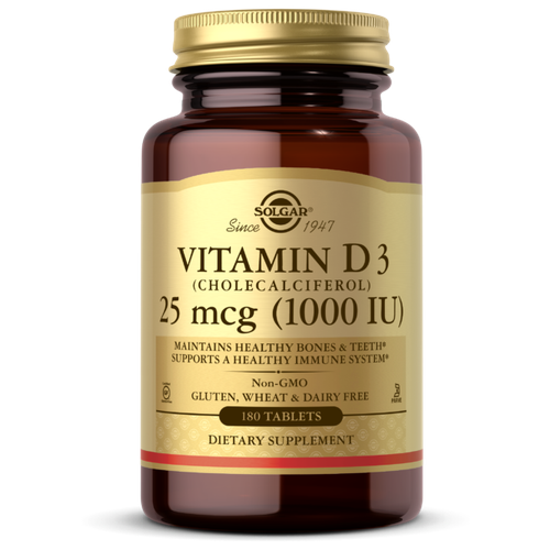  Vitamin D3 (Cholecalciferol), 1000 ME, 270 , 180 .   -     , -  