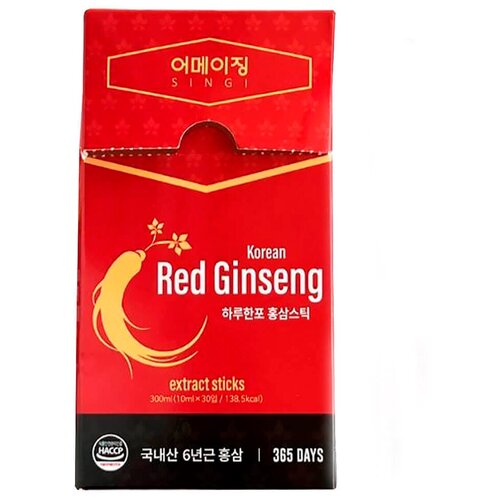 ���� SINGI Korean Red Ginseng ����� ����-�����, 10 ��, 300 �, 30 ��., ������ ������