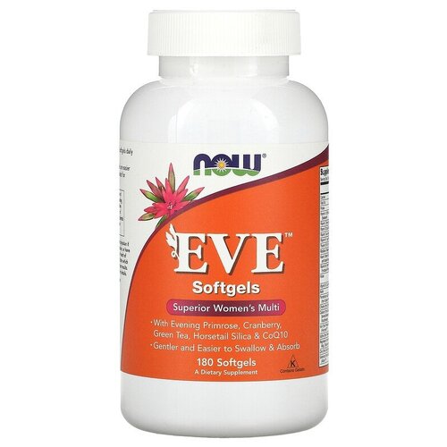  NOW Eve Superior Women's Multi Vitamin, 180 .    -     , -  