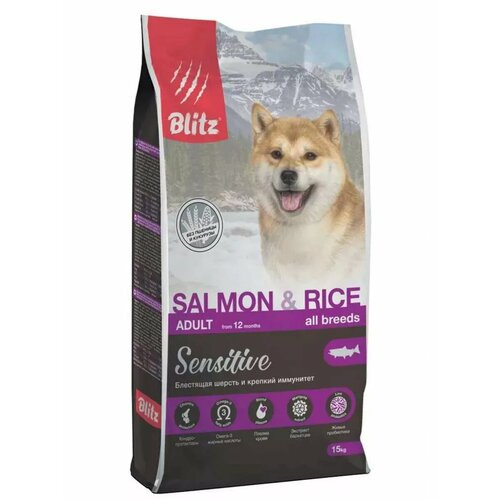      Blitz Adult Sensitive Salmon&Rice    ,15    -     , -  