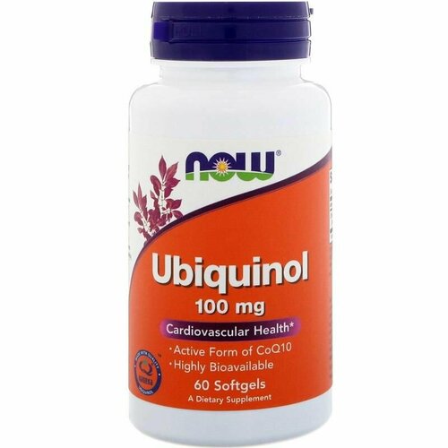 ���� NOW Ubiquinol 100mg 60 ������, ������ ������