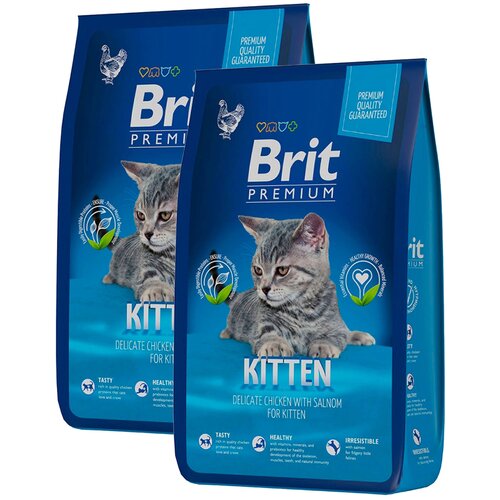  BRIT PREMIUM CAT KITTEN     (8 + 8 )