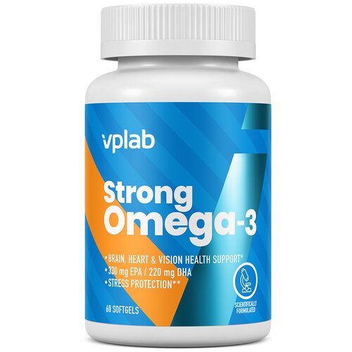 ���� VPLab Strong Omega-3 ����., 87 �, 60 ��., ������ ������