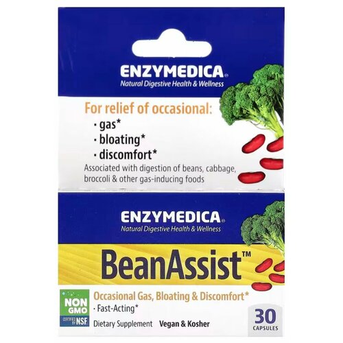  Enzymedica, BeanAssist , 30    -     , -  