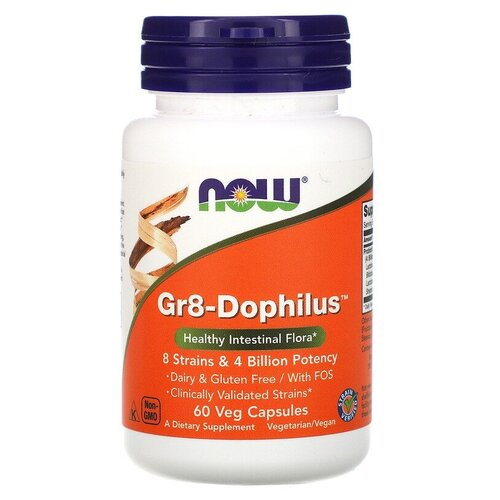   NOW Gr8- Dophilus, 100 , 60 .   -     , -  