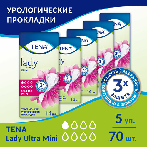   Tena Lady Slim Ultra Mini, 14 . x 5 .   -     , -  