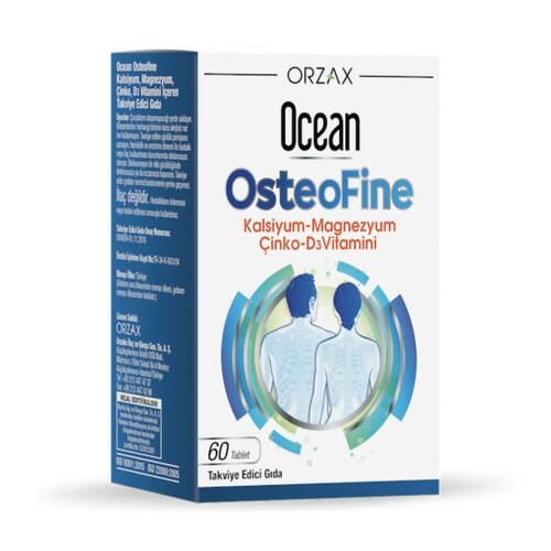  ORZAX OCEAN OSTEOFINE 60 TABLETS;  (, , ,  D3) 60    -     , -  