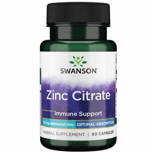 ���� Swanson Zinc Citrate Immune Support 50 mg (������ �����) 60 ������ (Swanson), ������ ������