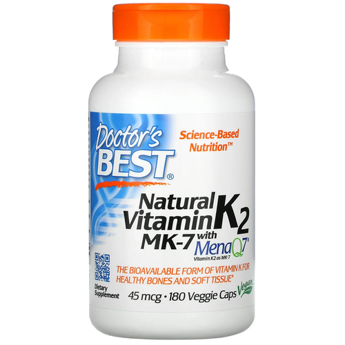  Natural Vitamin K2 MK-7  MenaQ7 . ., 45 , 200 , 180 .   -     , -  