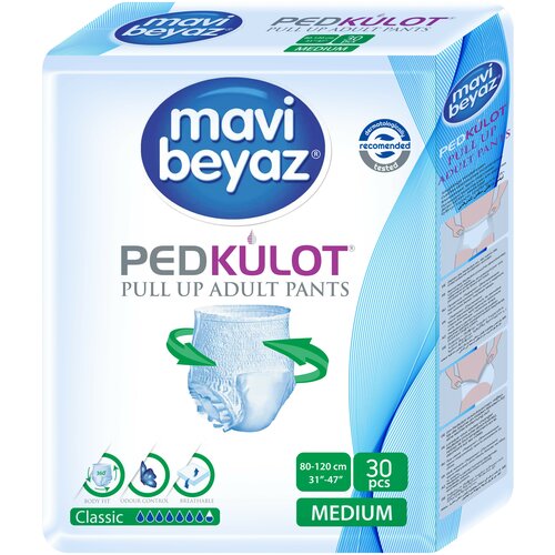  MAVI BEYAZ -   - M 80-120/30.   -     , -  