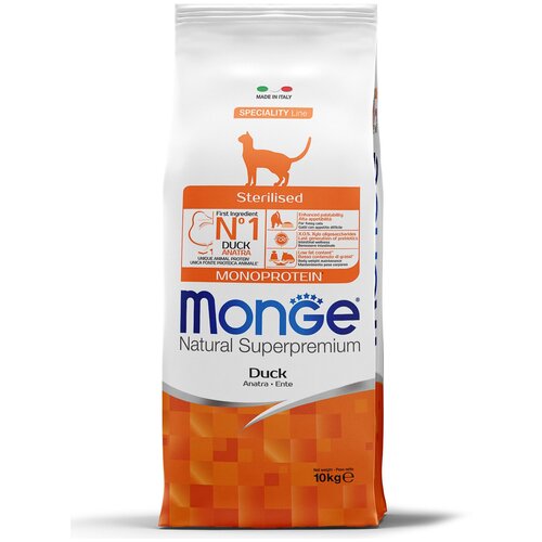    Monge Cat Speciality Line Monoprotein Sterilised  , , 10    -     , -,   