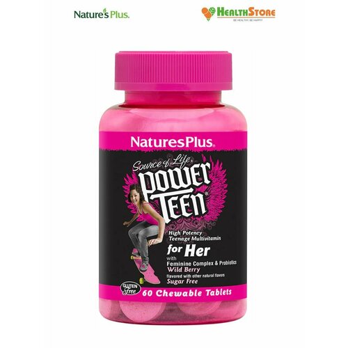  NaturesPlus Source of Life Power Teen For Her 60   ( )    ,        -     , -  