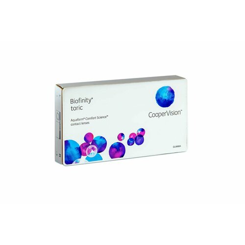 ���� ���������� ����� CooperVision Biofinity Toric., 3 ��., R 8,7, D -9,�CYL:�-2,25,�A�:�40, ����������, 1 ��., ������ ������