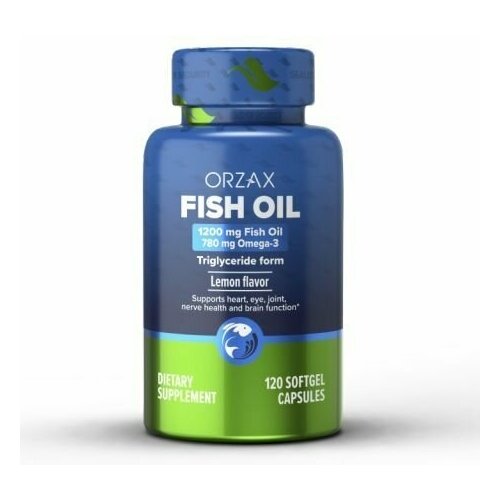 ���� ORZAX Fish oil Omega 3 / ������ ����� 3 � ����� �������������, 120 ������, ������ ������