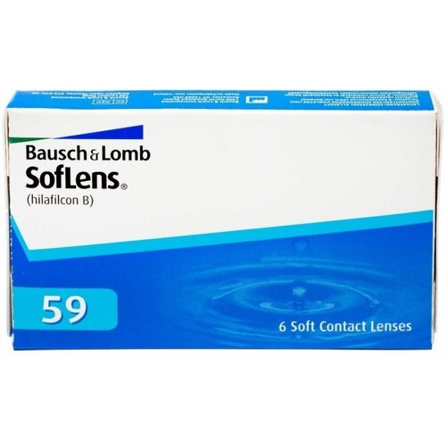    Bausch & Lomb SofLens 59, 6 ., R 8,6, D -0,75   -     , -  