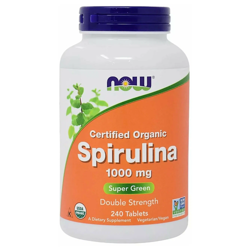   NOW Sertified organic Spirulina, 380 , 1000 , 240 .   -     , -  