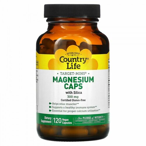  Country Life Magnesium Caps (  ) 300  120 .    -     , -  