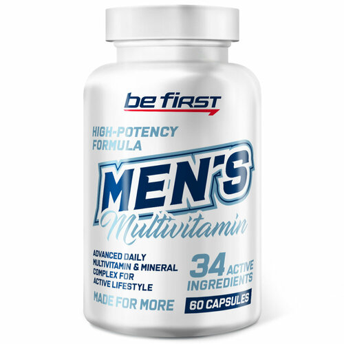    Be First Men`s Multivitamin 60  (07233)   -     , -  