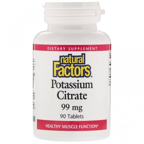  Natural Factors Potassium citrate | 90  |     -     , -  