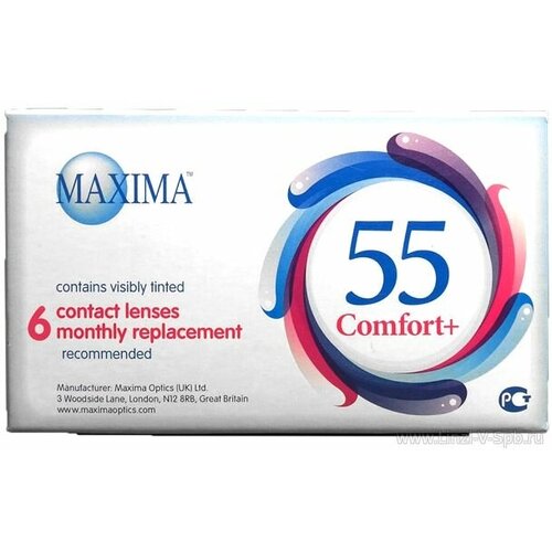 ���� ���������� ����� Maxima 55 Comfort Plus, 6 ��., R 8,6, D -5,75, ����������, 1 ��., ������ ������