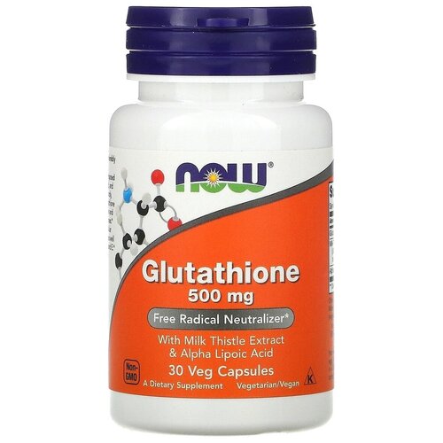  NOW Foods, Glutathione, 500 mg, , 500 , 30     -     , -  