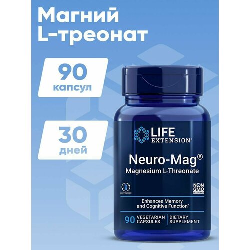 ���� Life Extension Neuro-Mag L-������� ������ 90 �������������� ������, ������ ������